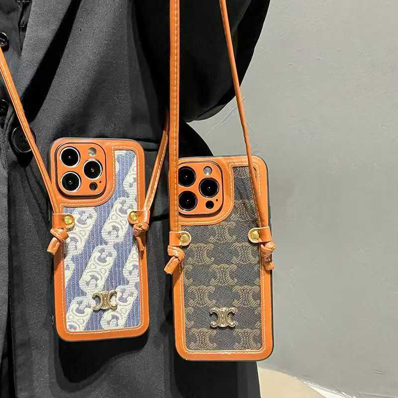 Celine iphone 17 pro maxケース肩掛け